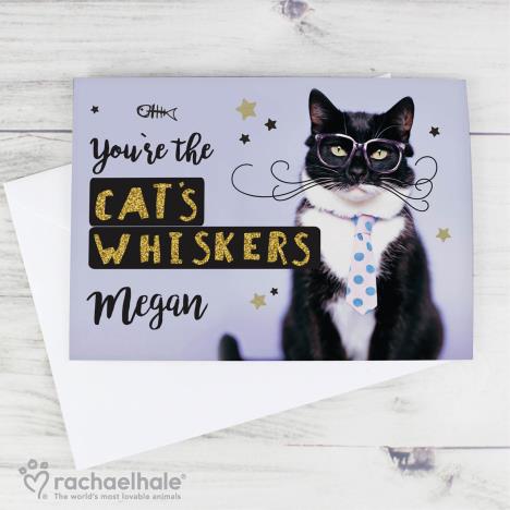 Personalised Rachael Hale You''re the Cats Whiskers Card Extra Image 1